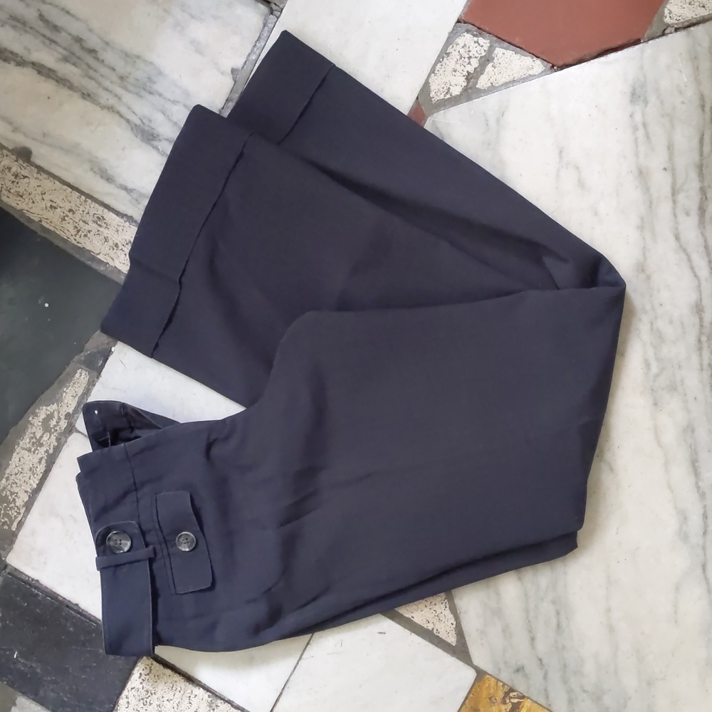 Ann Taylor Gray cuffed work pant